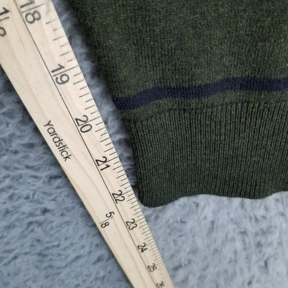 Old Navy Sweater Mens XXL Green Striped Long Sleeve Long Sleeve Pullover NWT - Picture 7 of 10